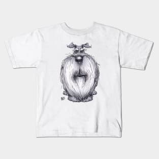 Schnauzer Dog Kids T-Shirt